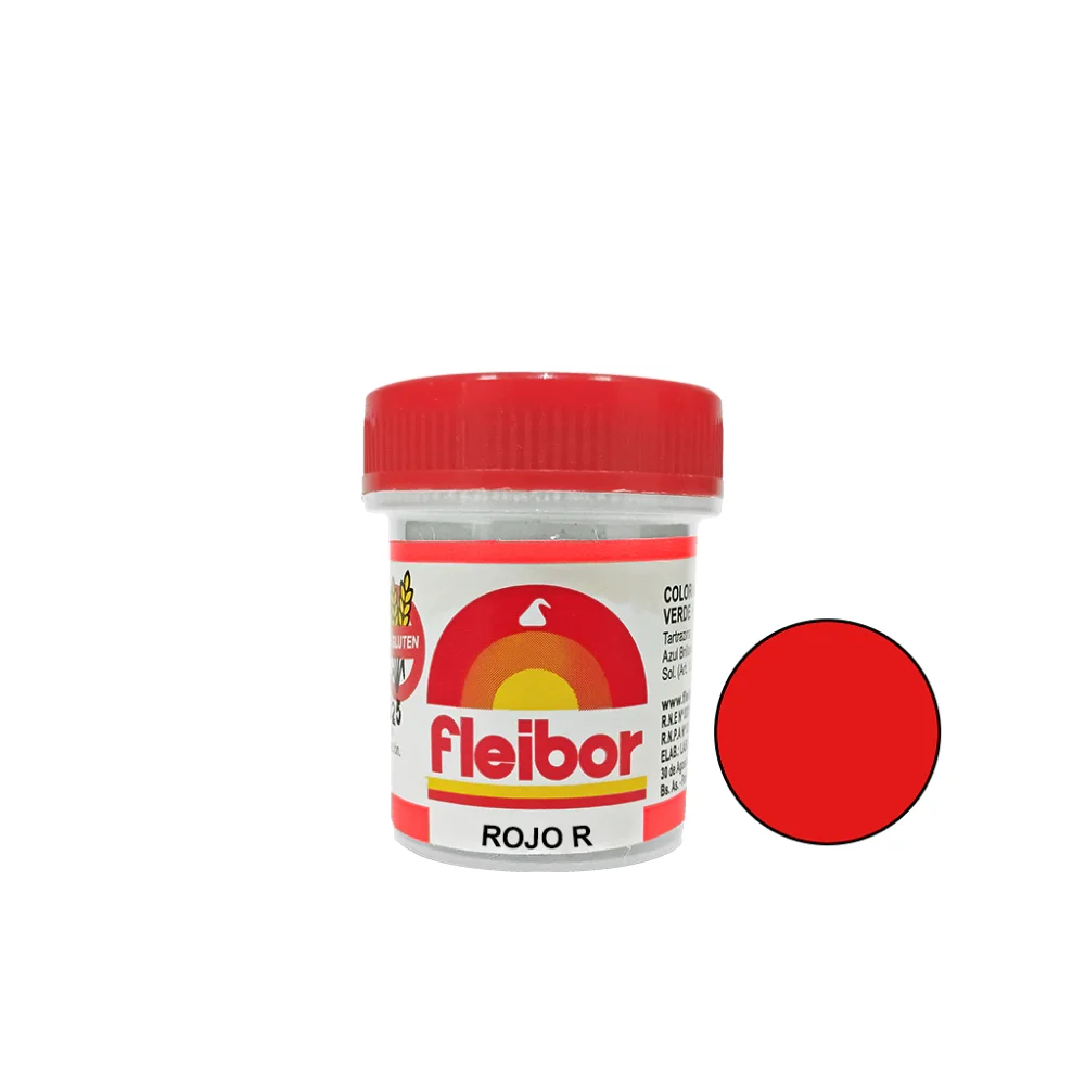 Fleibor Colorante en Pasta ROJO R