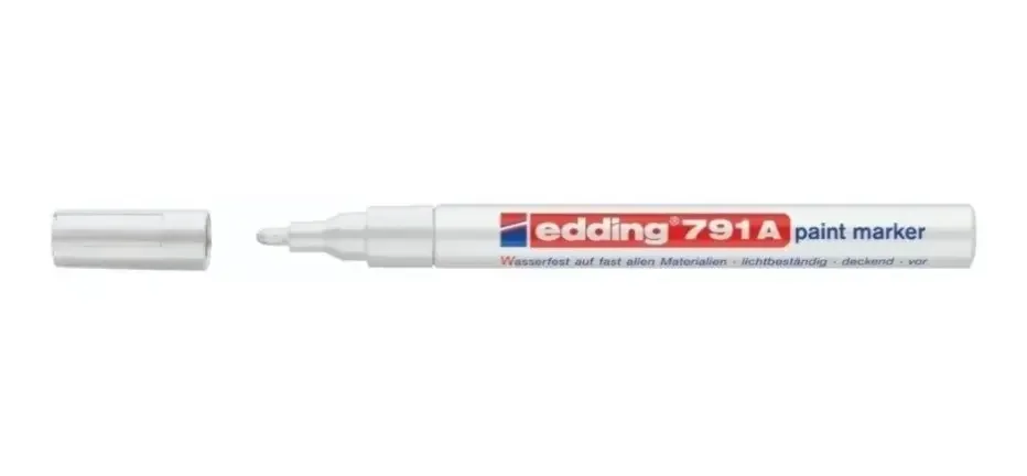 Edding marcador permanente BLANCO 791A
