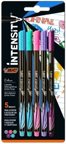 Bic Microfibra x5 INTENSITY pastel