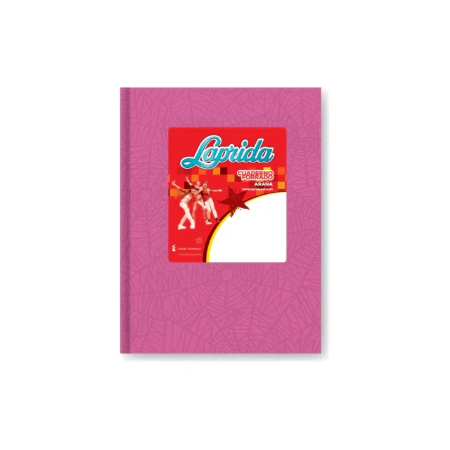 Laprida cuaderno Nº1 tapa dura 50h RAYADAS ROSA