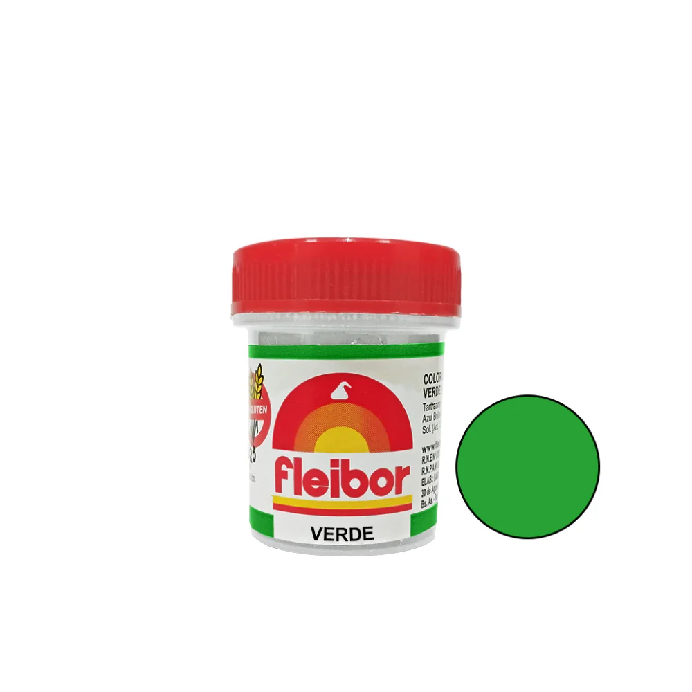 Fleibor Colorante en Pasta VERDE