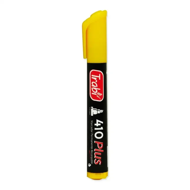 Trabi marcador permanente punta biselada AMARILLO