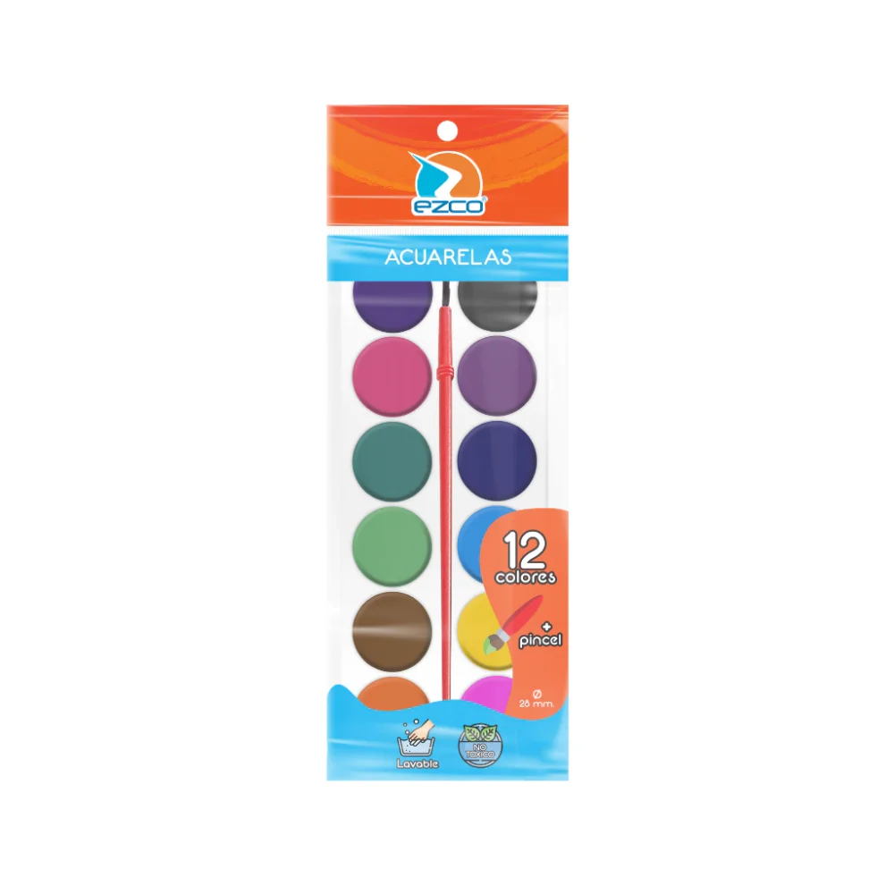 Ezco acuarelas x12
