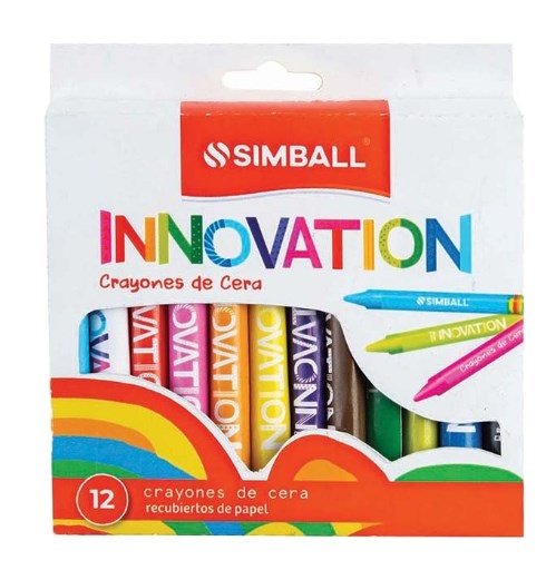 Simball crayones cortos x12