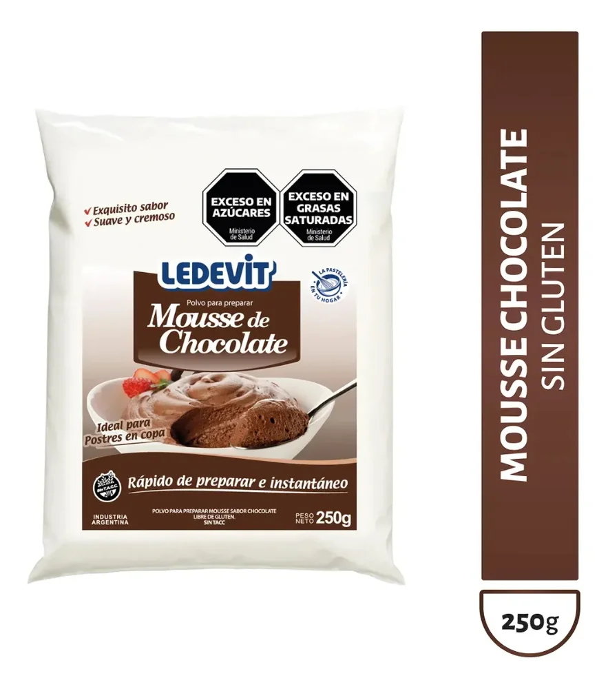Ledevit mousse de chocolate x250g