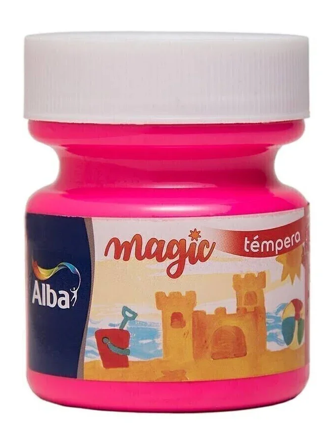 Témpera Alba rosa fluo x275gs