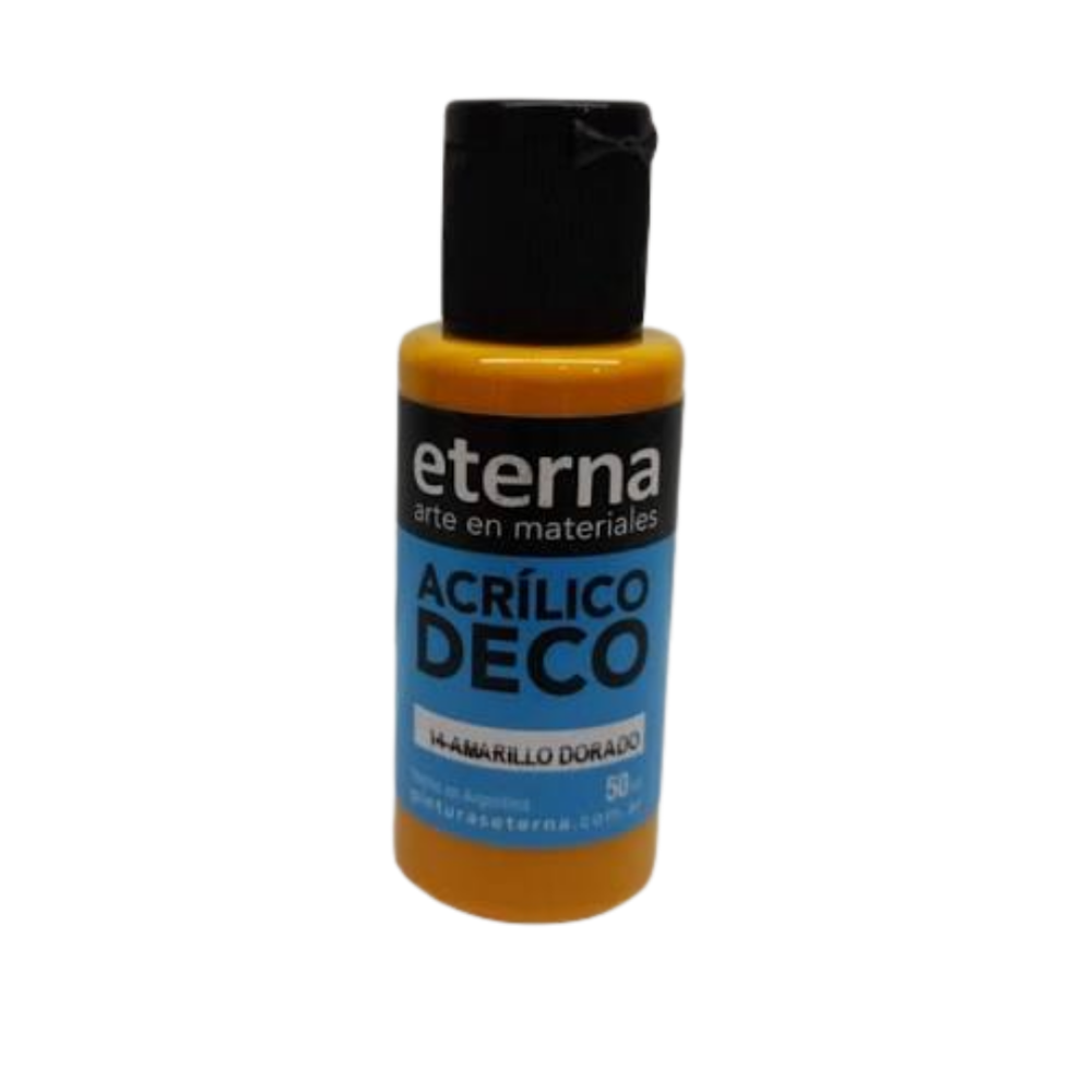 Eterna acrilico AMARILLO DORADO 50ml