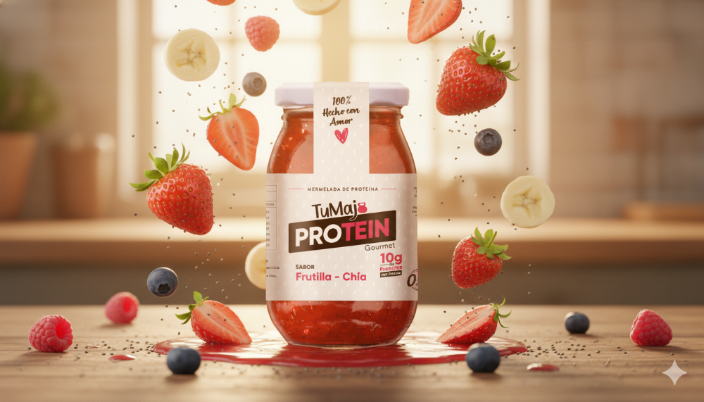 Mermelada Frutilla Chia Protein