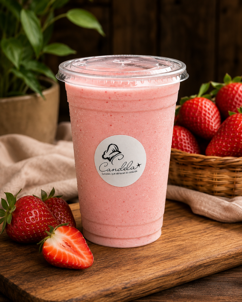 JUGO DE FRESA EN LECHE 16 OZ