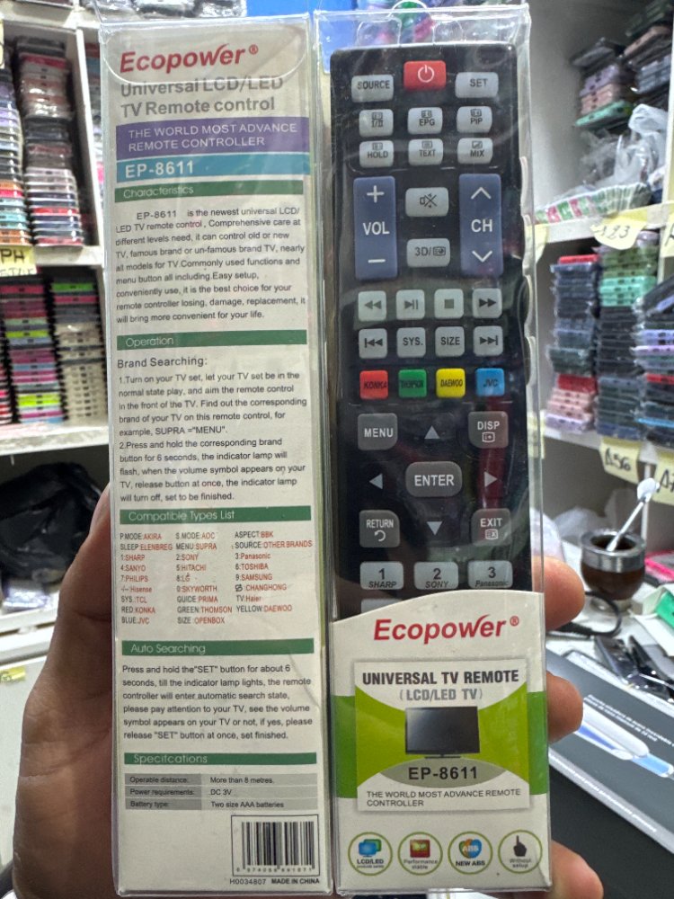 Control universal ecopower 8611