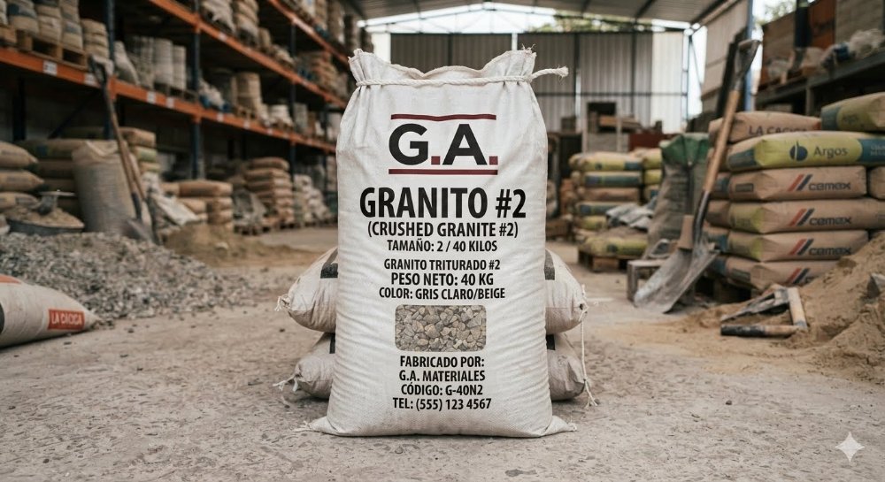 GRANITO BLANCO X 40K