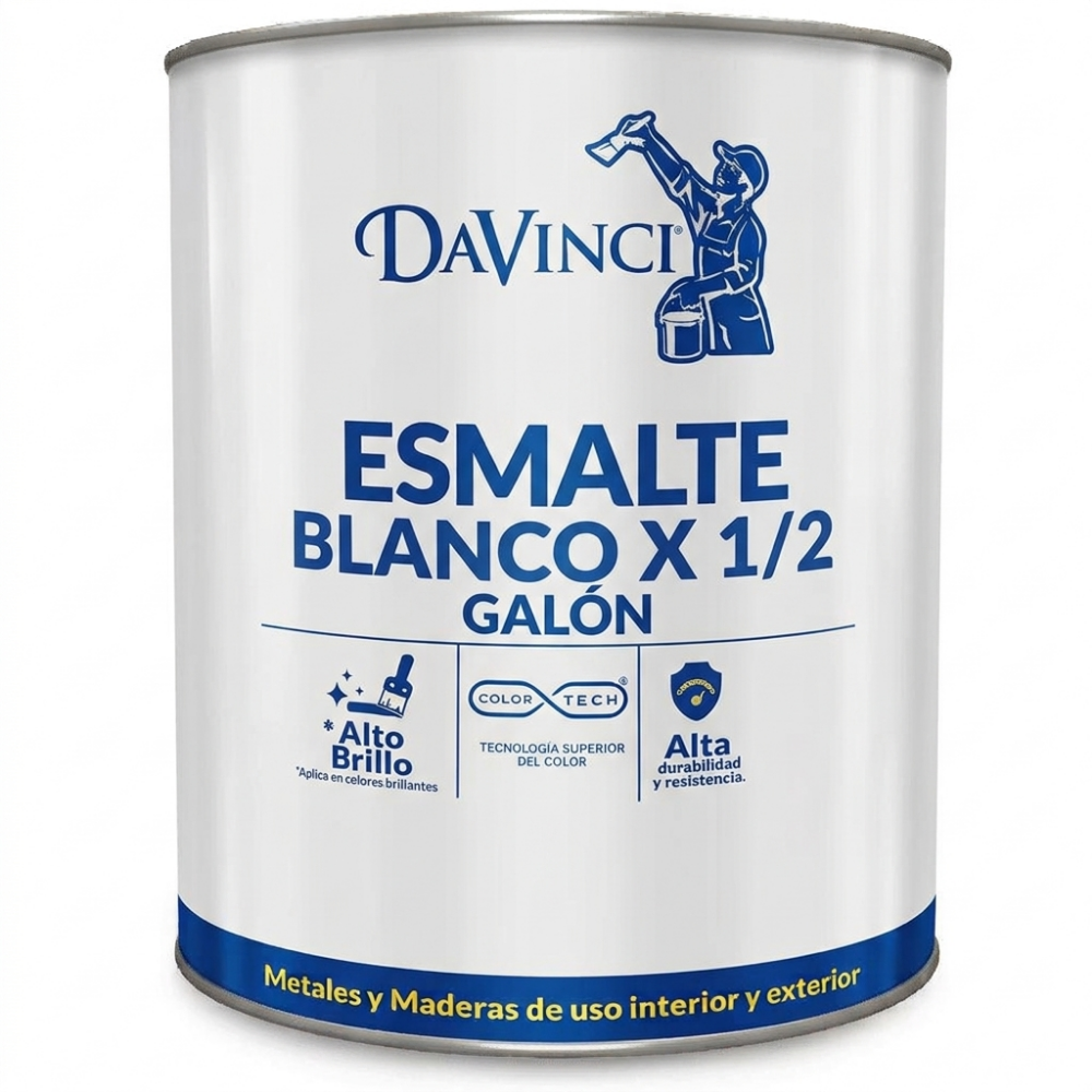 ESMALTE BLANCO 2 EN 1 X 1/2 GALON EASY COLOR