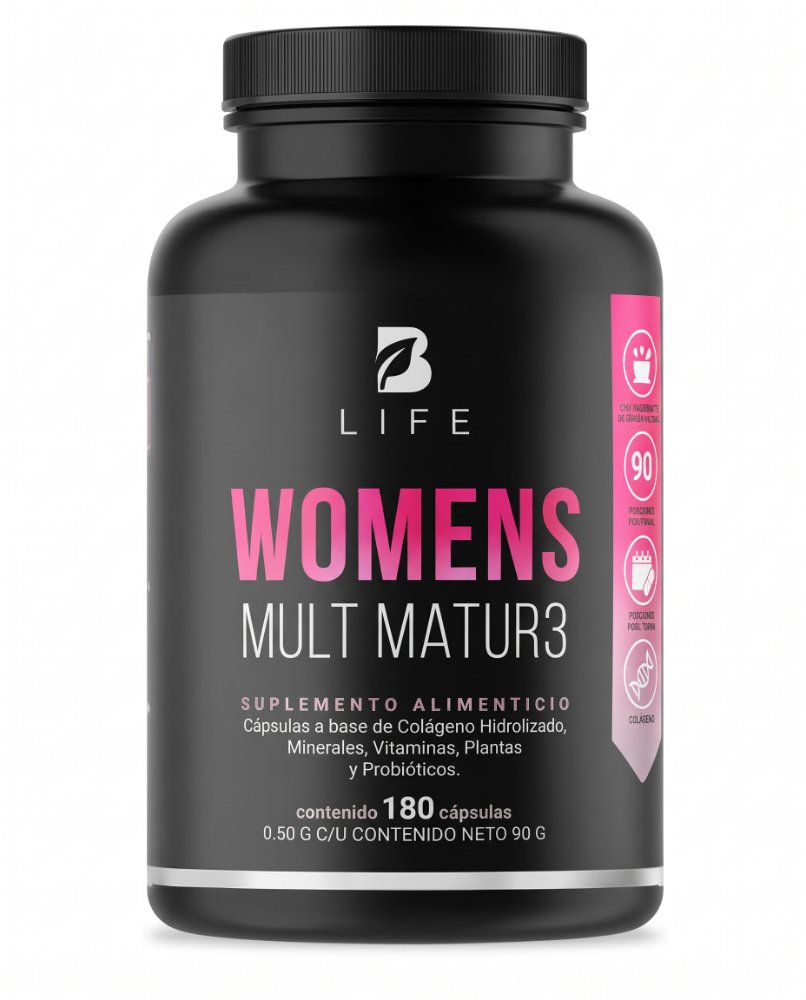 B LIFE WOMENS MULT MATUR3 180 CAPSULAS