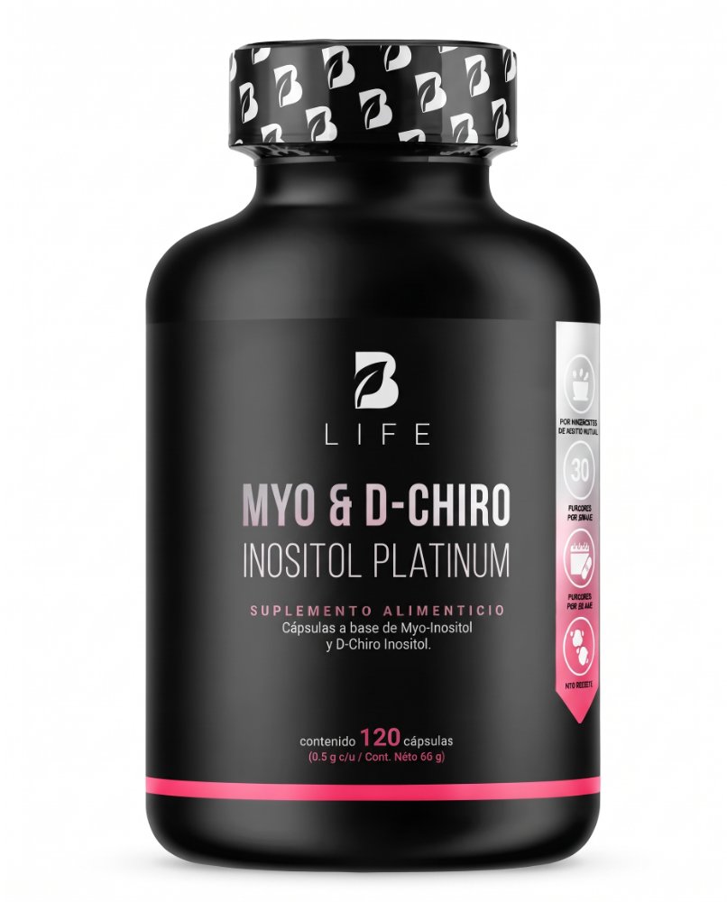 B Life MYO & D-CHIRO INOSITOL PLATINUM CAPS 120