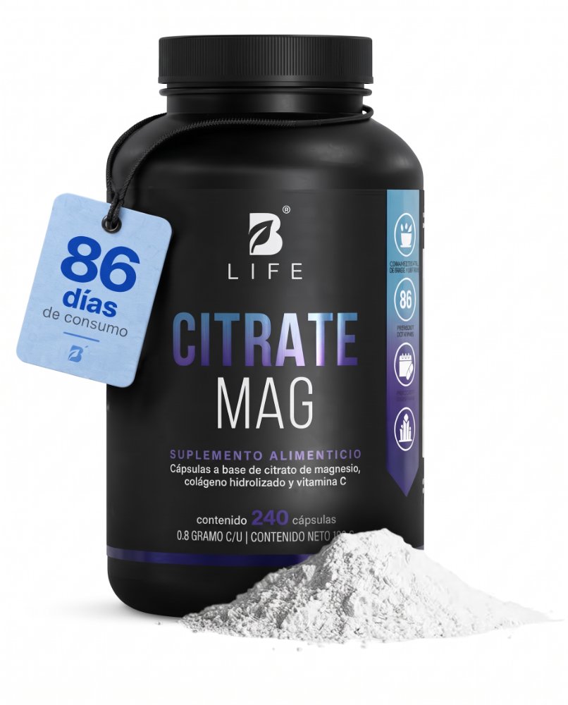 B LIFE CITRATE MAG DE 240 CAPSULAS