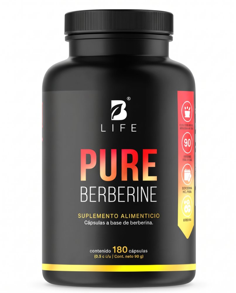 B Life PURE BERBERINE 180 CAPSULAS