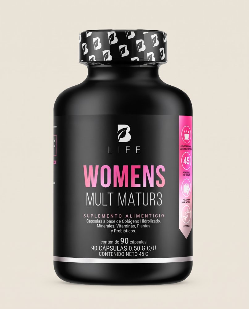 B LIFE WOMENS MULT MATUR3 90 CAPSULAS