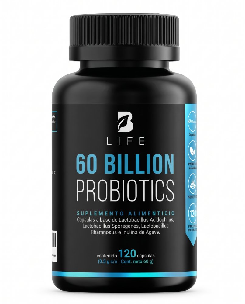 B Life 60 BILLION PROBIOTICOS 120 CAPSULAS