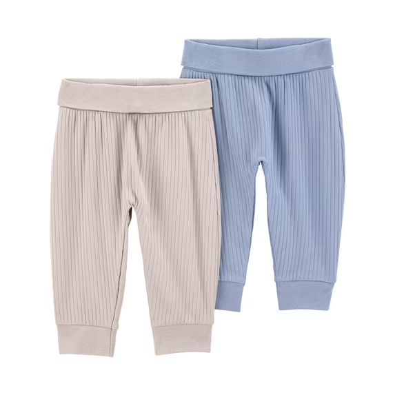 Carter's Pantalones para Bebé Niño, Paquete de 2,
