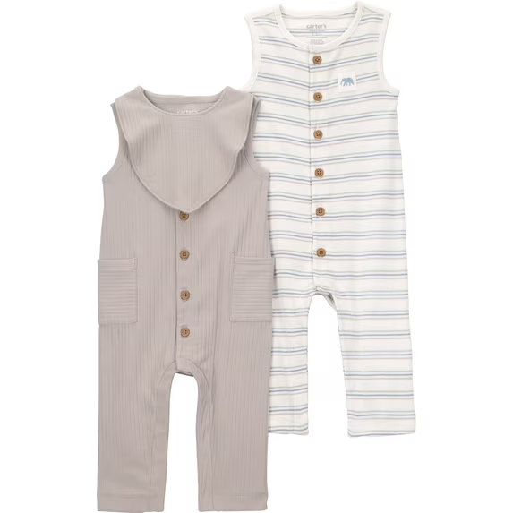 Carter's Conjunto de Mameluco para Bebé, 3 Piezas
