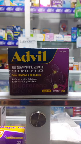 Advil Capsula Liquida Espalda y Cuello