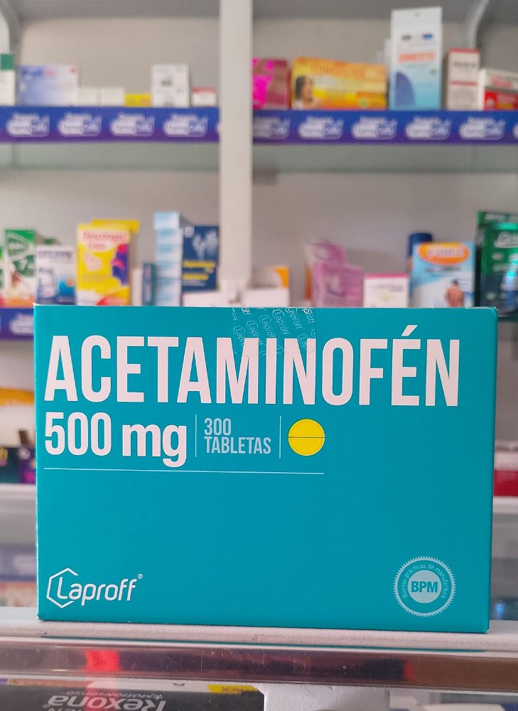 ACETAMINOFEN SOBRE X10 TABLETA 500 GR