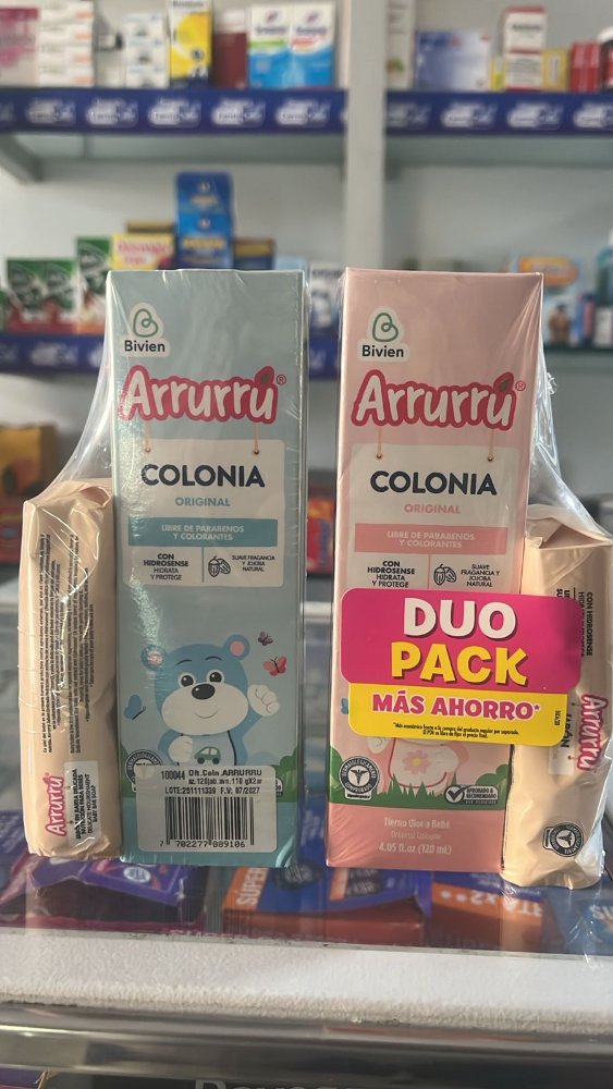 Arruru 120 ml colonia + jabon