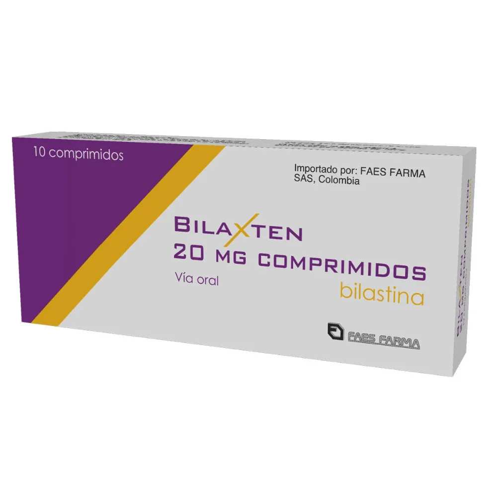 Bilaxten 20mg pastillero