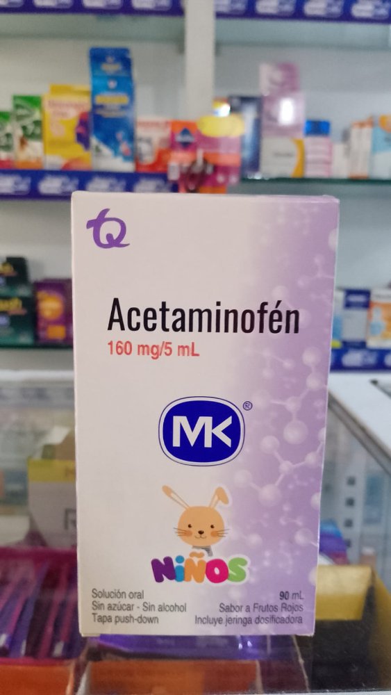 Acetaninofen jarabe MK 160 mg/5 ml 90 ml