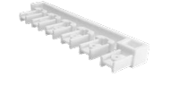 59896 TERMINAL RIEL 6 VIAS DERECHO