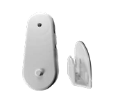 67154 SEGURO DOBLE CADENA BLANCO (CARCASAS ENSAMBLADAS + SOPORTE)