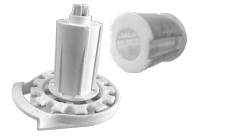 72425 M.C ENROLLABLE N15 DE 1 1/2" BLANCO + ADAPTADOR (R)  -