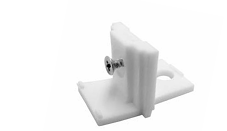 66686 TERMINAL DOBLE PANEL DESLIZANTE R BLANCO