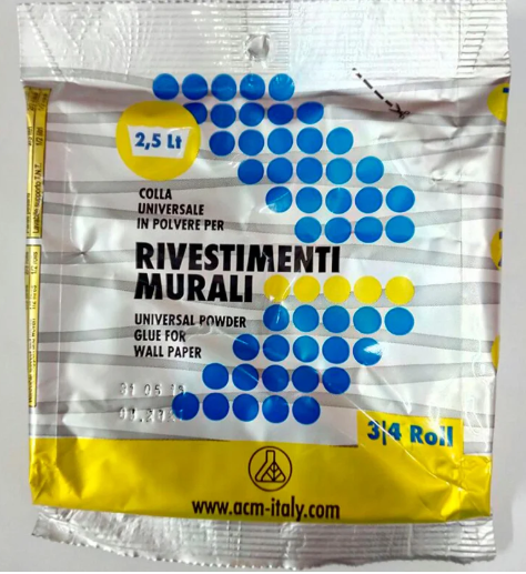 PEGANTE PAPEL DE COLGADURA (Bolsa x 100 gr para 2.5 litros)