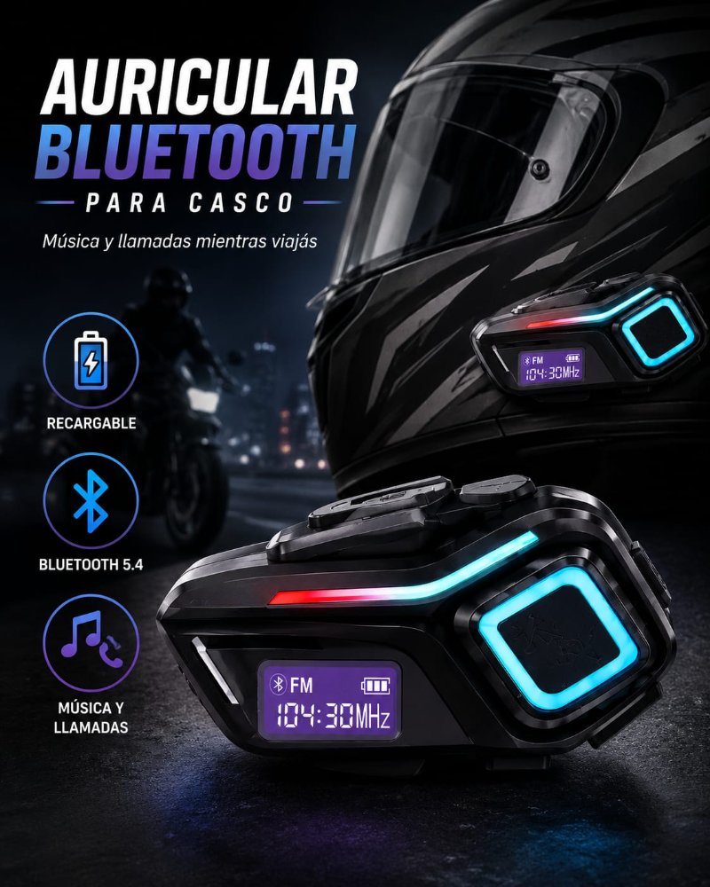 Intercomunicador P/Moto