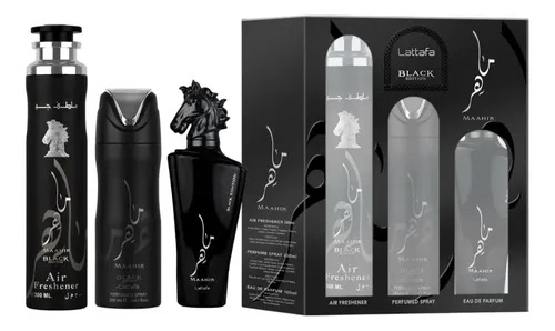 KIT Maahir Black Edition EDP x3