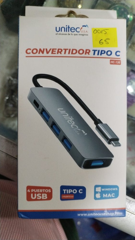 CONVERTIDOR TIPO C-4PE USB
