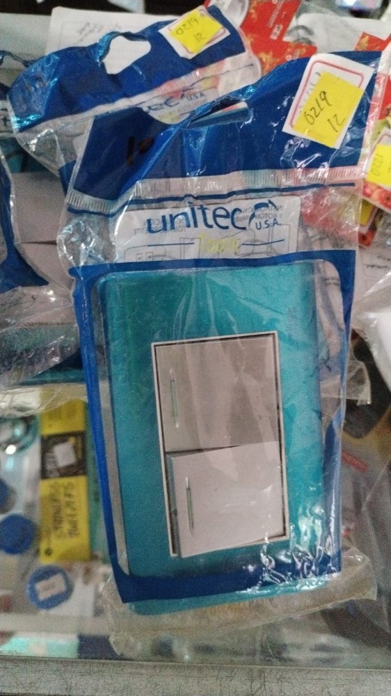 INTERRUPTOR DOBLE ACERO INOXIDABLE
