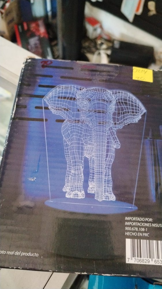 LAMPARA LED ELEFANTE