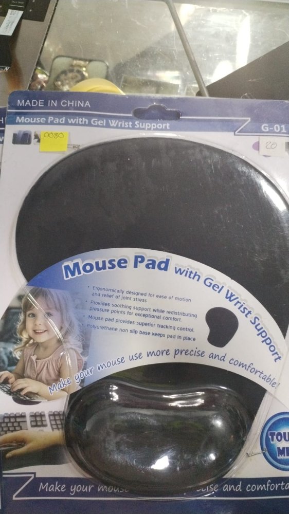PAD MOUSE NEGRO GEL