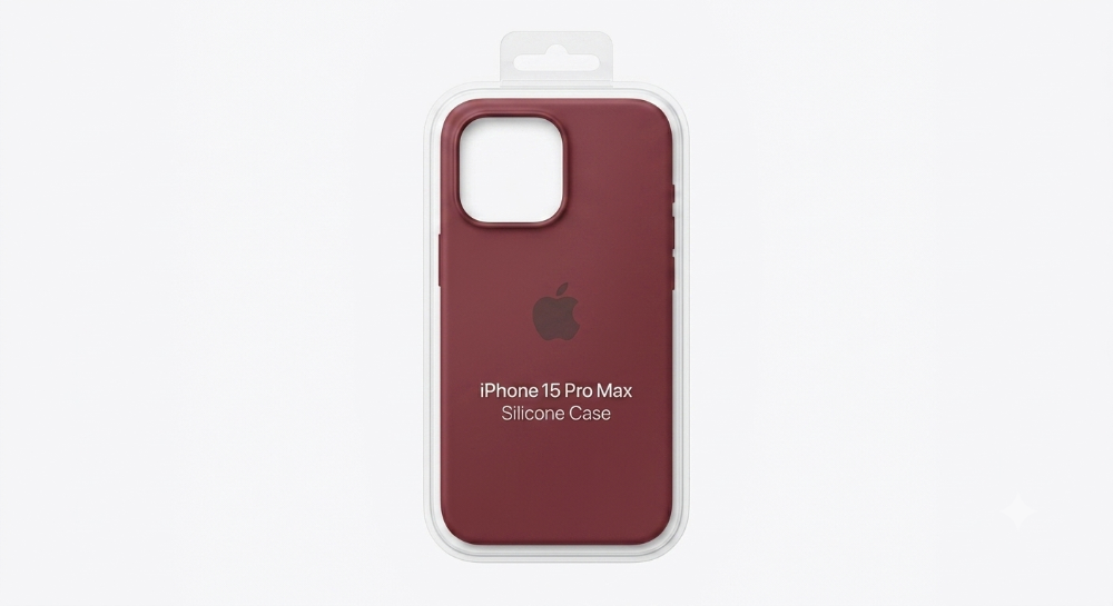 Silicon Cases 15ProMax Rojo viejo