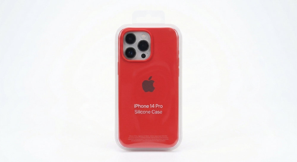 Silicone case 14Pro Rojo