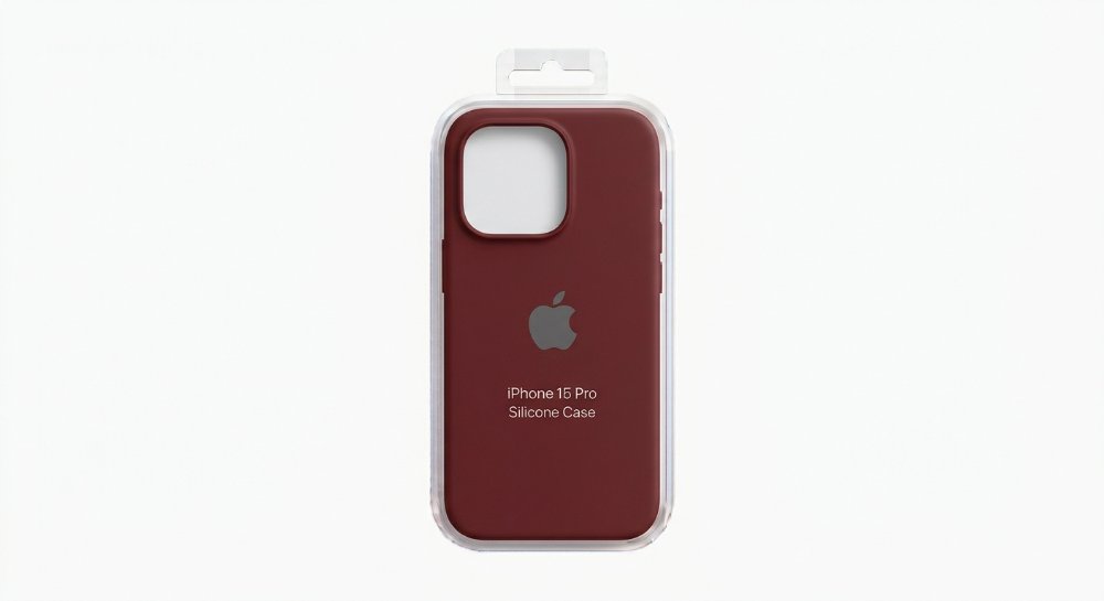 Silicon Cases 15Pro rojo viejo
