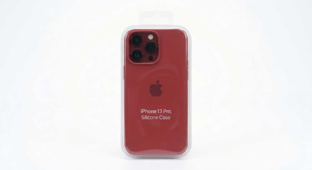 Silicone case 14Pro Rojo viejo