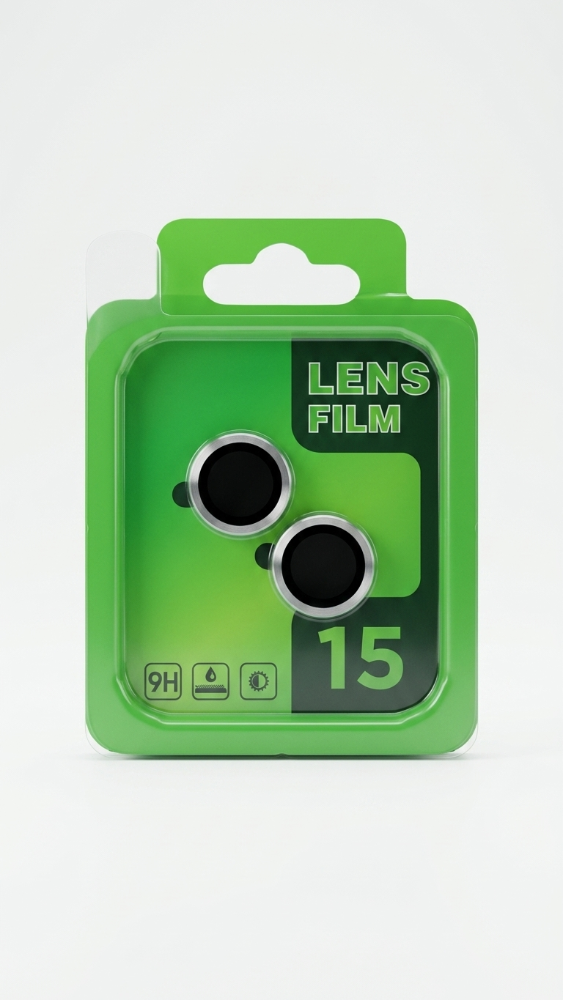 Protector de camara 15 Plateado