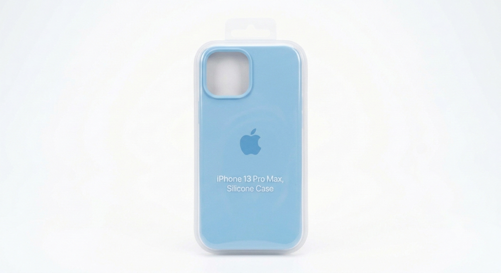 Silicone case 13ProMax Azul Bebe