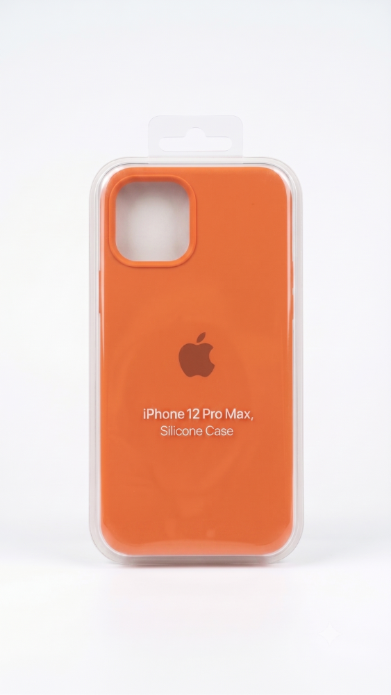 Silicone case 12ProMax Anaranjado
