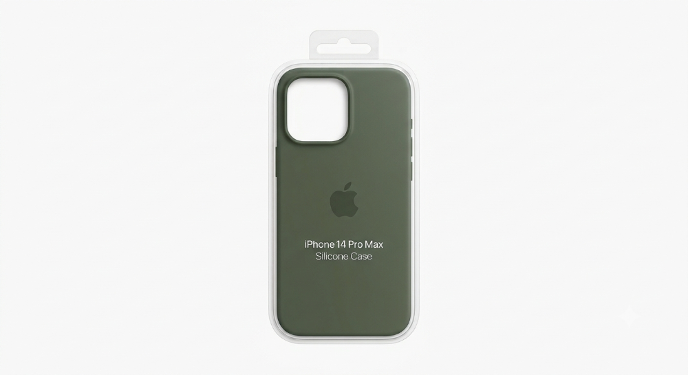 Silicon Cases 14ProMax verde militar