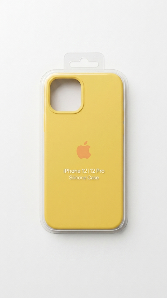 Silicone case 12/12Pro amarillo