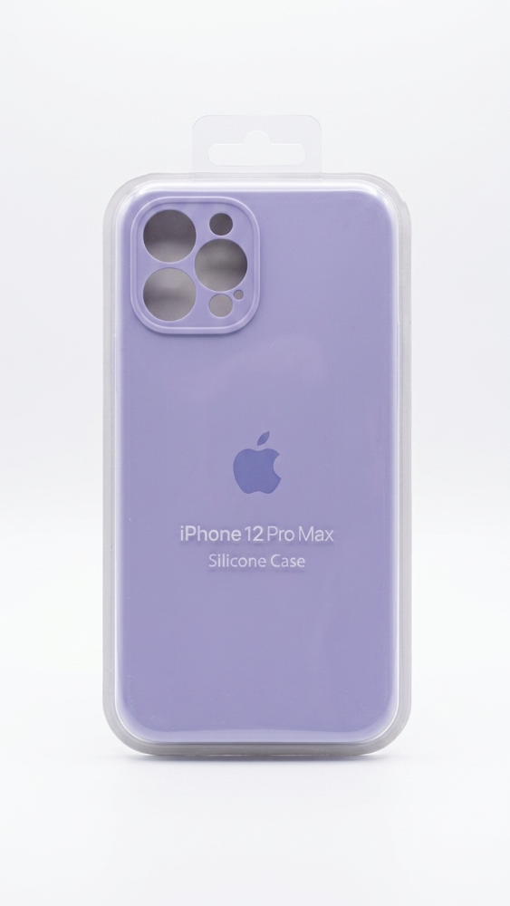 Silicone case 12ProMax  purpura